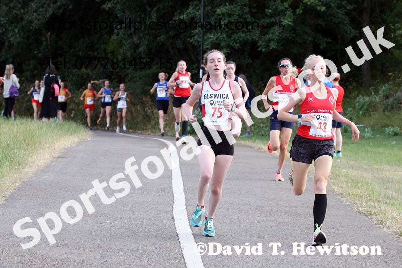 Womens 2022 Sunderland 5k Road Races, Silksworth, Sunderland, Thursday, july 21st, Photo: David T. Hewitson/Sports for All Pics
